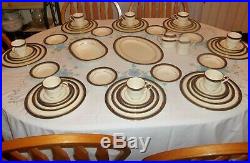 53 Pc Estate Set Noritake SPELL BINDER Bone China #9733 Service for 8 & Extras