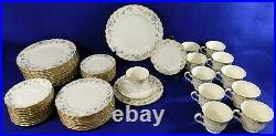 54pc Set Noritake Brookhollow China Dinnerware Service for10 5pc Place Settings