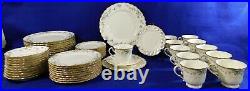 54pc Set Noritake Brookhollow China Dinnerware Service for10 5pc Place Settings