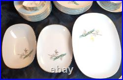 58 Pc NORITAKE BAMBOO 6341 (8 Piece Setting) PLUS SERVING PCS EUC READ