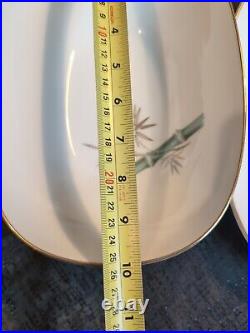 58 Pc NORITAKE BAMBOO 6341 (8 Piece Setting) PLUS SERVING PCS EUC READ