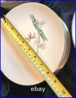 58 Pc NORITAKE BAMBOO 6341 (8 Piece Setting) PLUS SERVING PCS EUC READ