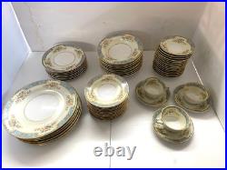 59 Pc Rose China (Noritake) Porcelain Made in Occupied Japan 1948-52 Vintage