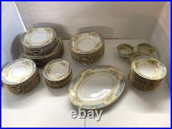59 Pc Rose China (Noritake) Porcelain Made in Occupied Japan 1948-52 Vintage