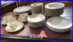 59 Pc Rose China (Noritake) Porcelain Made in Occupied Japan 1948-52 Vintage