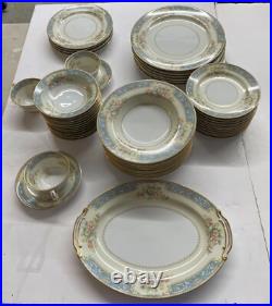 59 Pc Rose China (Noritake) Porcelain Made in Occupied Japan 1948-52 Vintage