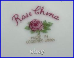 59 Pc Rose China (Noritake) Porcelain Made in Occupied Japan 1948-52 Vintage