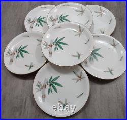 59 Piece Lot 8 Place Settings Noritake MCM Canton Bamboo China Dinnerware 5490