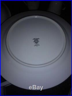59 piece Noritake 2752 Pattern Temptation Complete Fine China Dinnerware Set