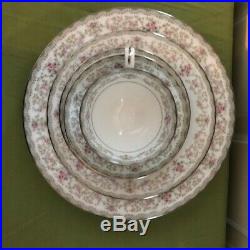 5 pc Set Vintage Edgewood by Noritake China Cottage Chic