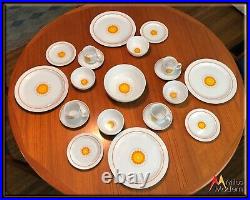 60s Mid Century Modern Flower Power Georges Briard Florette China Set 54 Pc. 10