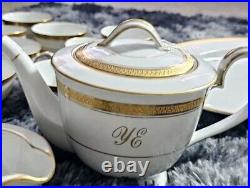 61 Piece Noritake Goldridge China Tea Set Cups Saucers Salad Dinner Plate Sugar