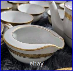 61 Piece Noritake Goldridge China Tea Set Cups Saucers Salad Dinner Plate Sugar