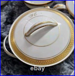 61 Piece Noritake Goldridge China Tea Set Cups Saucers Salad Dinner Plate Sugar
