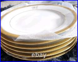 61 Piece Noritake Goldridge China Tea Set Cups Saucers Salad Dinner Plate Sugar
