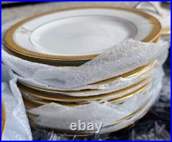 61 Piece Noritake Goldridge China Tea Set Cups Saucers Salad Dinner Plate Sugar