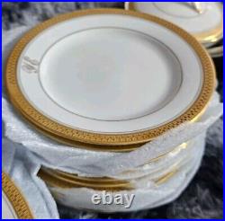 61 Piece Noritake Goldridge China Tea Set Cups Saucers Salad Dinner Plate Sugar