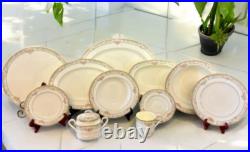 63 Piece Noritake Barrymore 9737 Bone China Set -With Serving Pieces