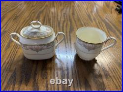 63 Piece Noritake Barrymore 9737 Bone China Set -With Serving Pieces