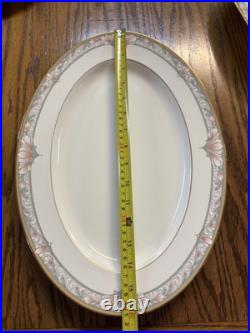 63 Piece Noritake Barrymore 9737 Bone China Set -With Serving Pieces