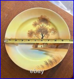64 pc Noritake TREE IN THE MEADOW Service For 6 Hand Painted Antique Dinner Set