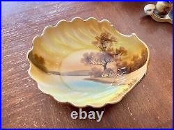 64 pc Noritake TREE IN THE MEADOW Service For 6 Hand Painted Antique Dinner Set