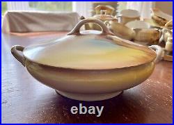 64 pc Noritake TREE IN THE MEADOW Service For 6 Hand Painted Antique Dinner Set