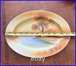 64 pc Noritake TREE IN THE MEADOW Service For 6 Hand Painted Antique Dinner Set