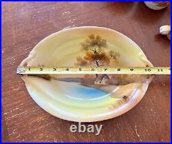 64 pc Noritake TREE IN THE MEADOW Service For 6 Hand Painted Antique Dinner Set