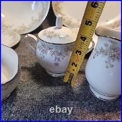 65 Piece Set Of Noritake Spring Field Pattern 2932 12 Person Set Japan