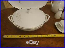 66 PC COMPLETE SET NORITAKE PASADENA 6311 SERVICE FOR 8 W SERVE WARE Mint