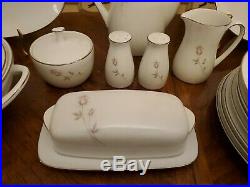 66 PC COMPLETE SET NORITAKE PASADENA 6311 SERVICE FOR 8 W SERVE WARE Mint