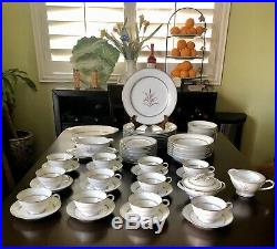 68-pc NORITAKE china KENT 5422 pattern Dinnerware Set 1953-1962