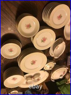 69 pc SET FUJI CHINA ROSETTE PATTERN