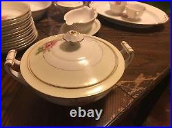 69 pc SET FUJI CHINA ROSETTE PATTERN