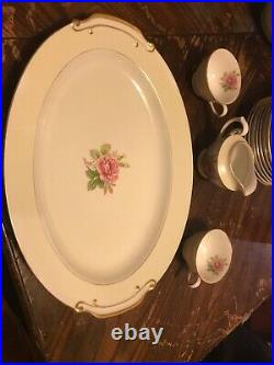 69 pc SET FUJI CHINA ROSETTE PATTERN