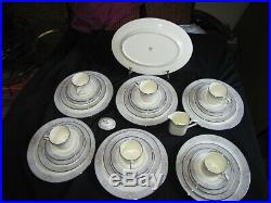 6 5 Pc Place Settings Vntg Noritake Van Buren Pattern Bone China + Extras
