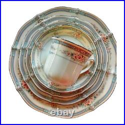 6-Five pcs place settings. Vintage/Discontinued Noritake Ivory Rothschild