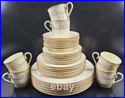 6 Noritake Magnificence 5 Pc Place Setting Vintage Floral Dining Dish Japan Lot