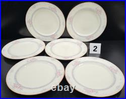 6 Noritake Magnificence 5 Pc Place Setting Vintage Floral Dining Dish Japan Lot