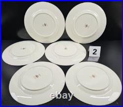 6 Noritake Magnificence 5 Pc Place Setting Vintage Floral Dining Dish Japan Lot