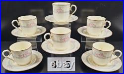 6 Noritake Magnificence 5 Pc Place Setting Vintage Floral Dining Dish Japan Lot