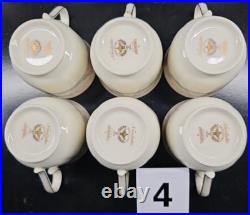 6 Noritake Magnificence 5 Pc Place Setting Vintage Floral Dining Dish Japan Lot