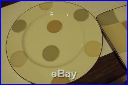 6 PCS Place Setting NORITAKE AMBIENCE MOCHA JAVA 7989 DINNER BOWL SALAD MUGN EW