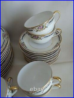 72 Pc. Antique Noritake Ybry Pattern Circa 1920's Made In Japan Vgc