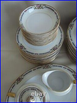 72 Pc. Antique Noritake Ybry Pattern Circa 1920's Made In Japan Vgc