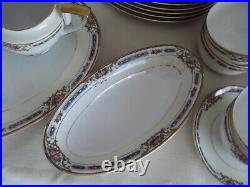 72 Pc. Antique Noritake Ybry Pattern Circa 1920's Made In Japan Vgc