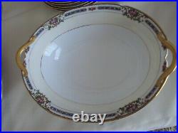 72 Pc. Antique Noritake Ybry Pattern Circa 1920's Made In Japan Vgc