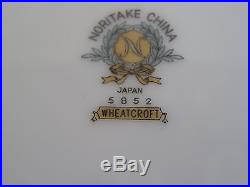 76 Piece Noritake Wheatcroft 5852 Dish Plate Bowl Platter Cup Saucer China Set