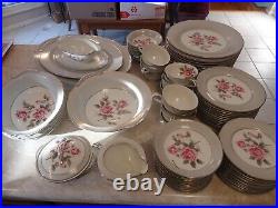 78 Pcs Noritake Arlington 12 Place settings + Serving 1950's Mint Free Ship